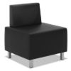 Picture of HVL860 Series Modular Chair, 25" x 25" x 30.88", Black Seat/Black Back, Silver Base