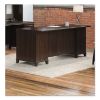 Picture of Enterprise Collection 72W Double Pedestal Desk, 70.13w x 28.63d x 29.75h, Mocha Cherry (Box 2 of 2)