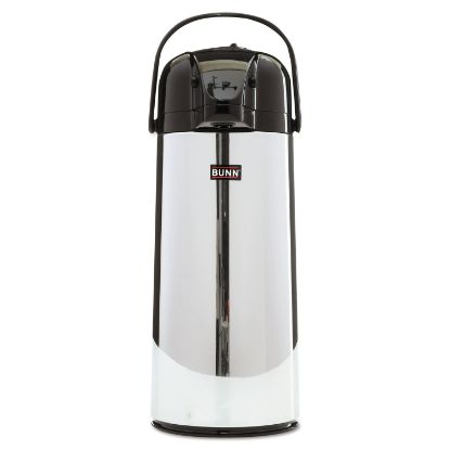 Picture of 2.2 Liter Push Button Airpot, Stainless Steel