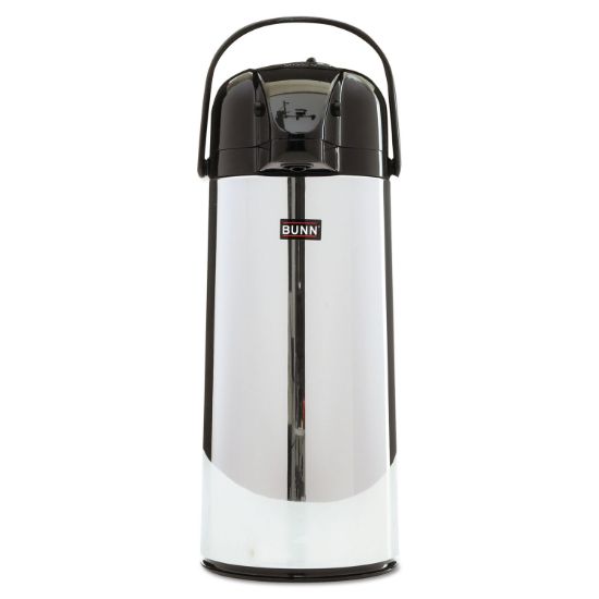 Picture of 2.2 Liter Push Button Airpot, Stainless Steel