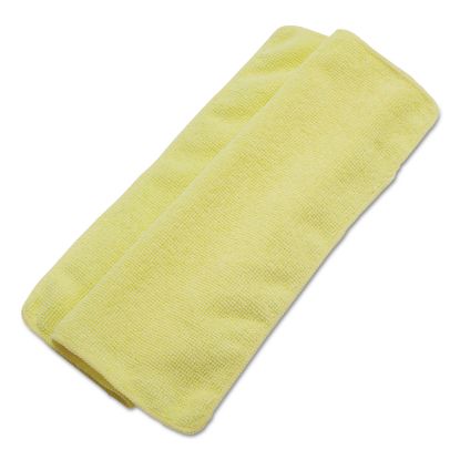 Picture of Lightweight Microfiber Cleaning Cloths, Yellow, 16 x 16, 24/Pack