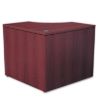 Picture of 10500 Series Curved Corner Workstation, 36w x 36d x 29.5h, Mahogany