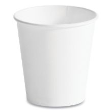 Picture of Single Wall Hot Cups, 10 oz, White, 1,000/Carton