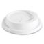 Picture of Hot Cup Lids, Fits 10-24 oz Hot Cups, Dome Sipper, White, 1,000/Carton