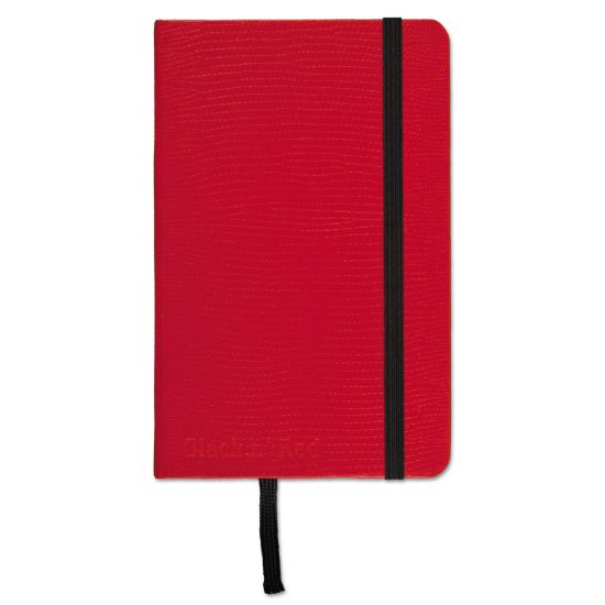 Picture of Red Casebound Hardcover Notebook, Wide/Legal Rule, Red Cover, 5.5 x 3.5, 71 Sheets