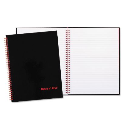 Picture of Twinwire Hardcover Notebook Plus Pack, Wide/Legal Rule, Black, 11 x 8.5, 70 Sheets, 2/Pack