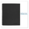 Picture of Wirebound Notebook Plus Pack, Wide/Legal Rule, Black, 9.5 x 7.25, 80 Sheets, 3/Pack