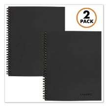 Picture of Wirebound Meeting Notes Notebook Plus Pack, Black, 11 x 8.88, 80 Sheets, 2/Pack