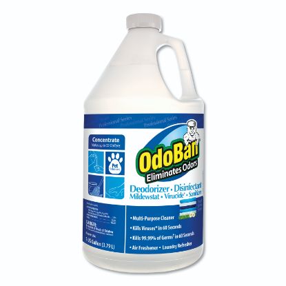 Picture of Odor Eliminator and Disinfectant, Fresh Linen, 128 oz, 4/Carton