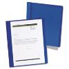 Picture of Extra-Wide Clear Front Report Covers, Letter Size, Dark Blue, 25/Box