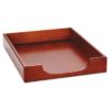 Picture of Wood Tones Desk Tray, 1 Section, Letter Size Files, 8.5" x 11", Mahogany