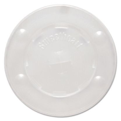 Picture of Polystyrene Cold Cup Lids, 12oz Cups, Translucent, 125/Pack, 16 Packs/Carton